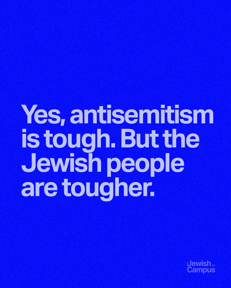 Antisemitism is tough. But the Jewish people are tougher.