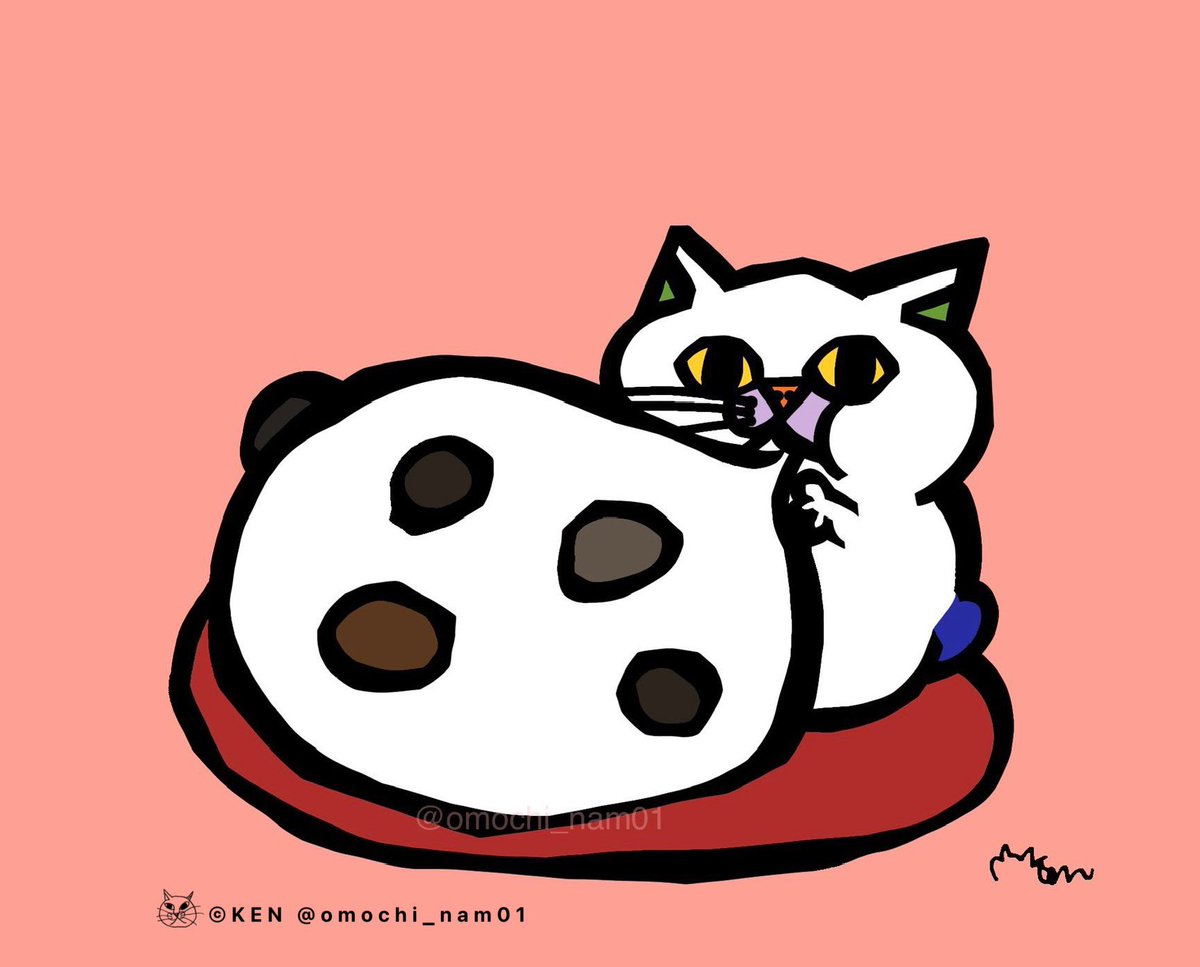 ふくふくの豆大福ちゃん(ФωФ)💕