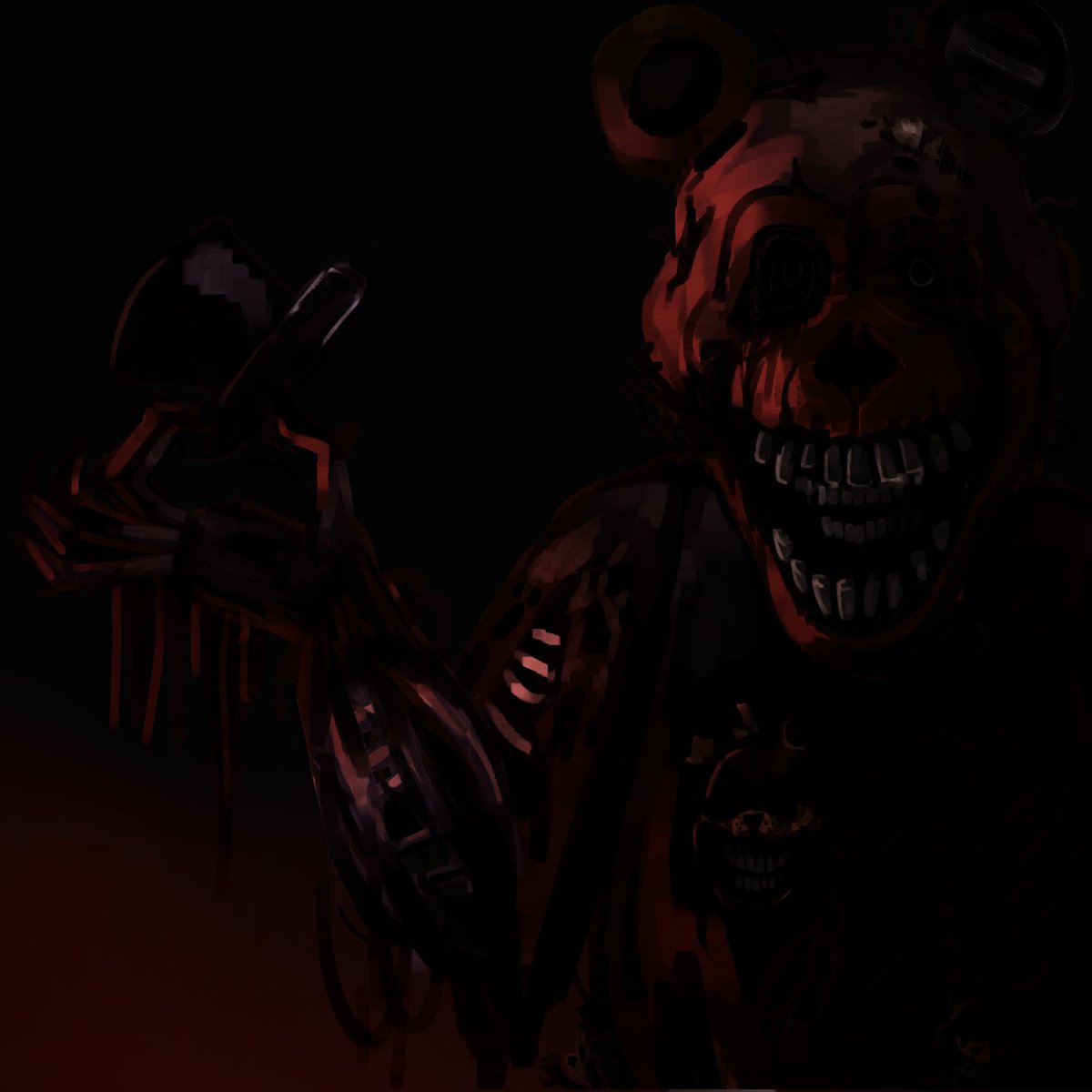 🧸We are in your room...🔦 

#FNAF #FNAF4 #nigtmarefreddy #conceptart #digitalart #fnaffanart #Freddy