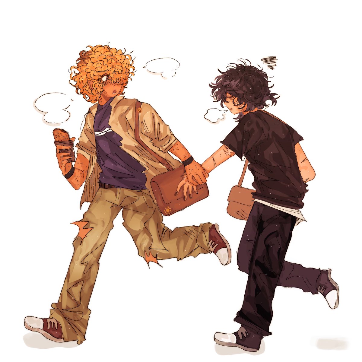 dailysolangelo's tweet image. day 173— late for class