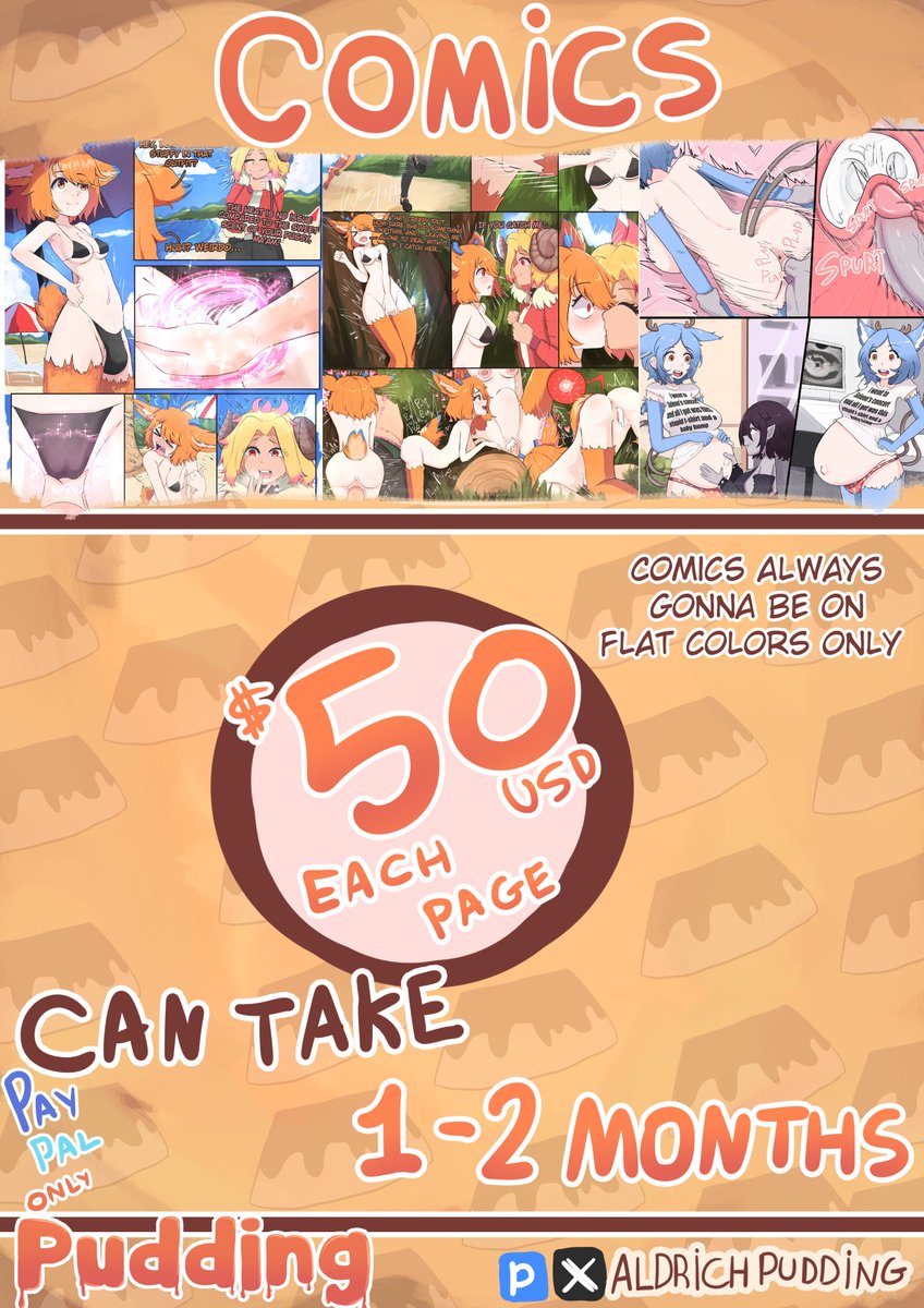 🍮𝓐𝓵𝓭𝓻𝓲𝓬𝓱 𝓟𝓾𝓭𝓭𝓲𝓷𝓰 🍮 5/5 COMM OPEN tweet media