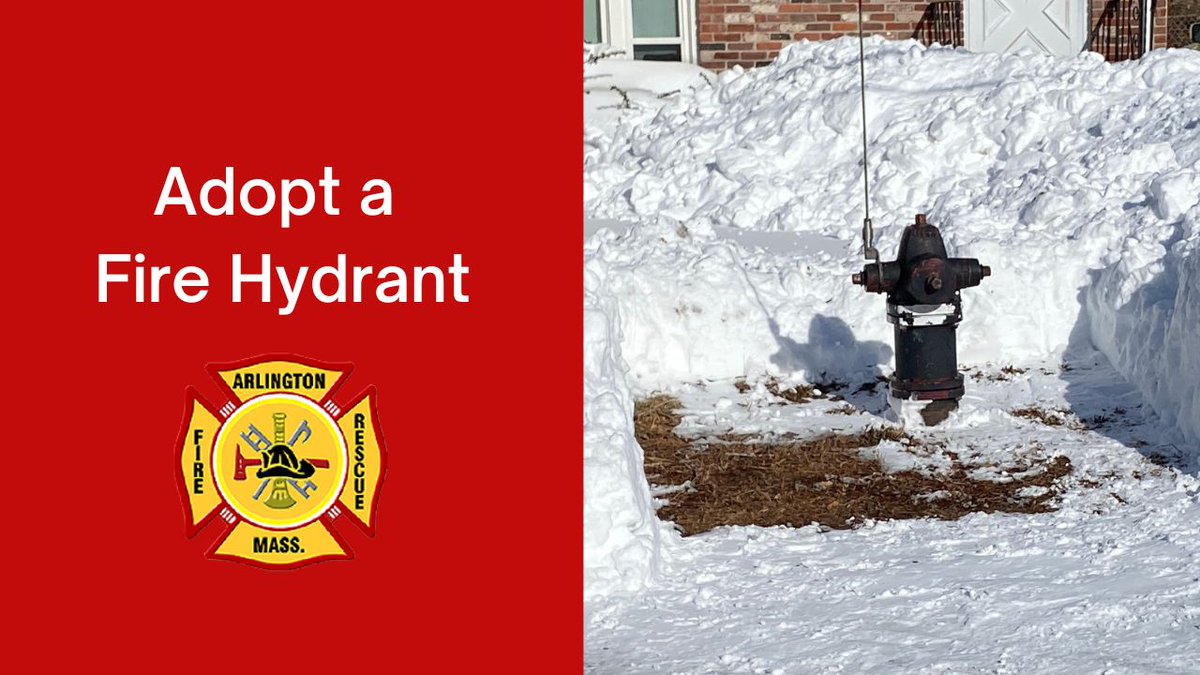 ArlingtonMAFD's tweet image. #ArlingtonMA now is a good time to adopt a fire hydrant and keep it clear of snow... and clear enough firefighters can access it, like this one. In the event of an emergency #SecondsCount #BeAGoodNeighbor bit.ly/49wTQBG