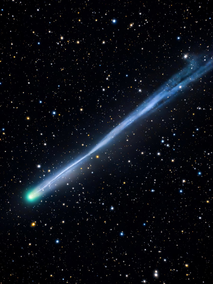 uhd2020's tweet photo. 4K Comet Lemmon with stars of the galaxy ☄️ https://t.co/v8rjub5gvV