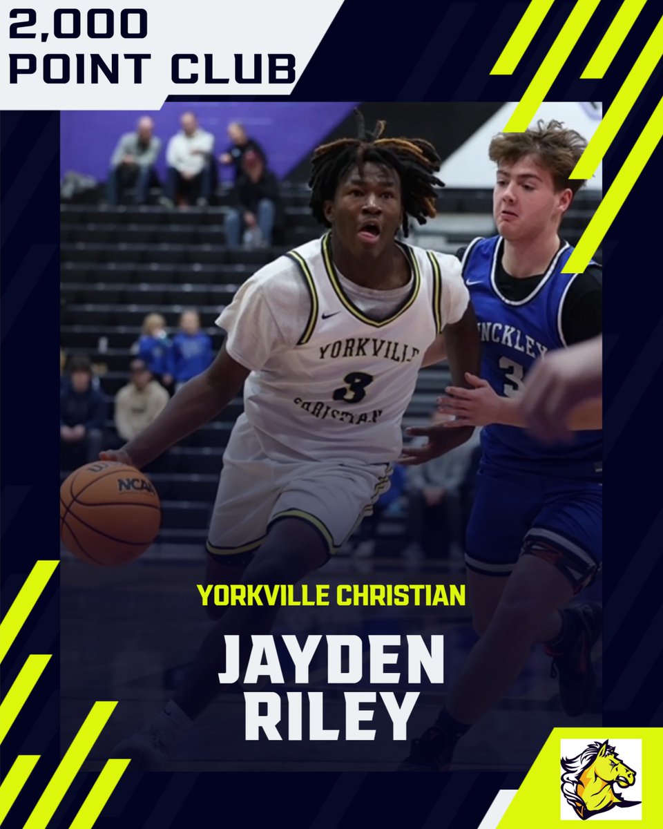 Congratulations to <a href="/_jaydenriley/">JaydenRiley_</a> for surpassing the 2,000 point plateau this week! Huge accomplishment in just 2 1/2 seasons at YC!! #MustangFamily