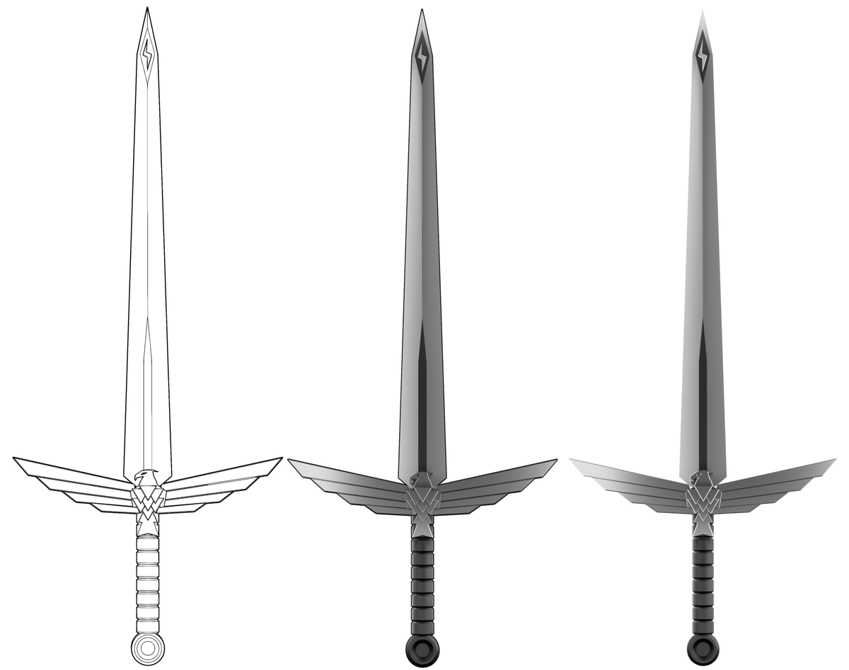 Sword artwork commissioned by an anonymous client