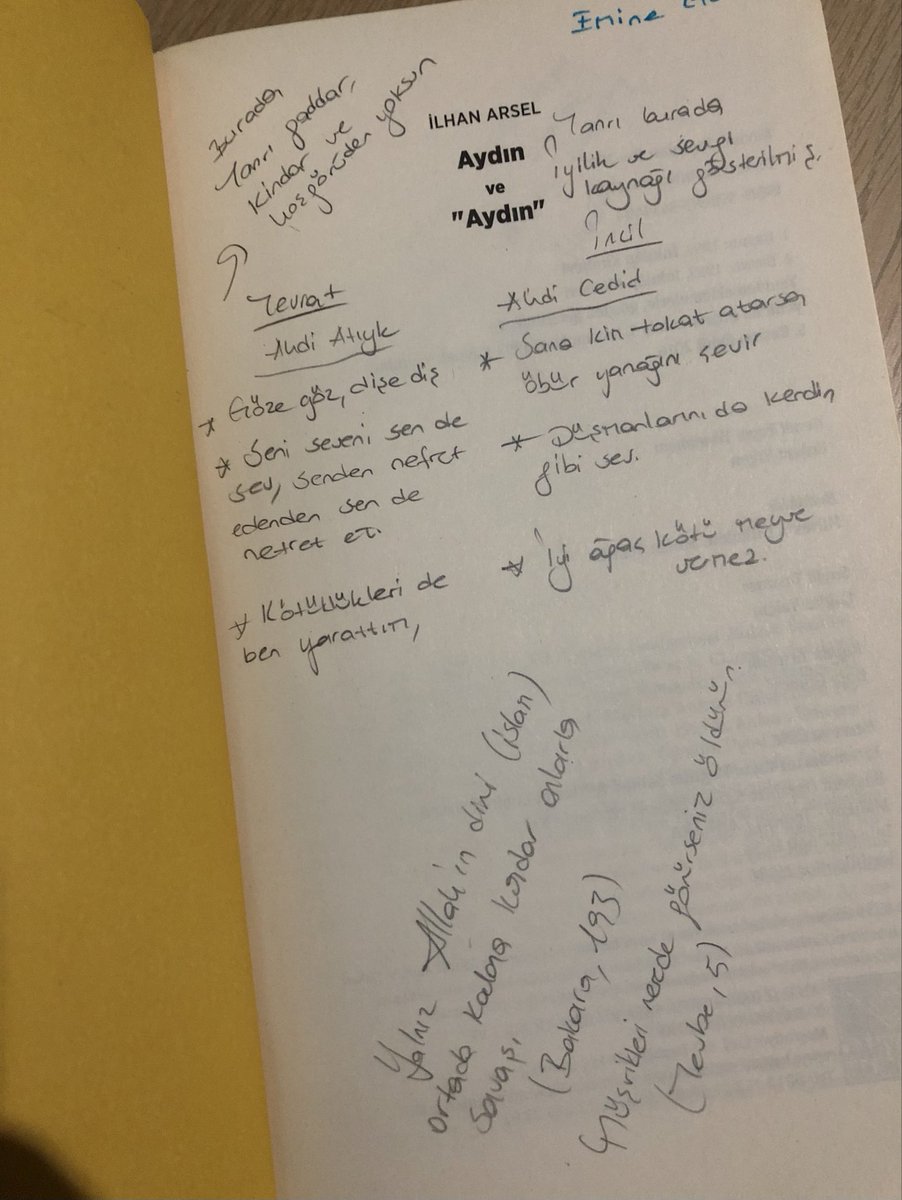 sekiz- on yıl önce ben de kitaplara böyle izler bırakıyormuşum.