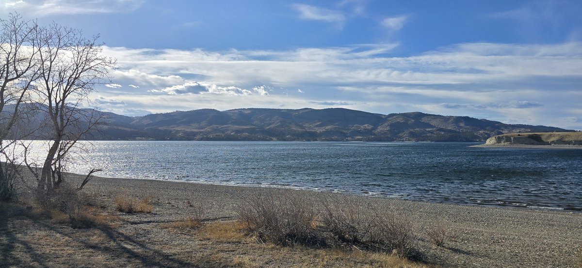 marlorahn's tweet photo. Beautiful day...60s in early February and no ice on Canyon Ferry Lake. Strange winter here in Montana. I'm getting spring fever way too early 🤩 https://t.co/Erup300osH