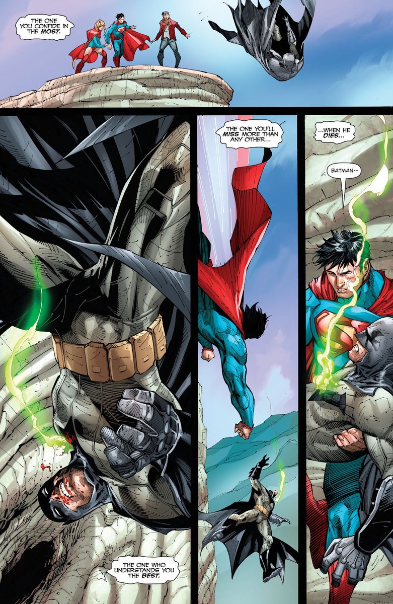 aniluojl's tweet photo. ＃SuperBat
"I love you"
★☆☆☆☆

"Clever boys, you tried to tempt me, to trick me. But I know who the real target should be. The one you confide in the most, the one you'll miss more than any other… when he dies…"
★★★★★★★★★★★★★ https://t.co/nFCEYtCMED