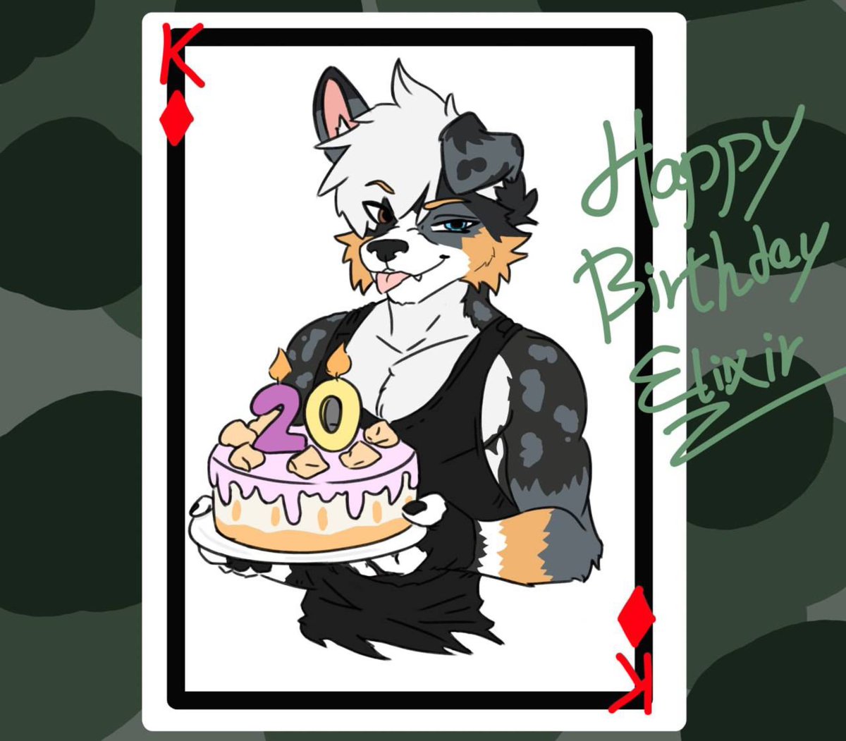 elixirshep's tweet photo. Happy birthday to meeee! :3

Artist: @5kullyNick (thank you pookie ❤️) https://t.co/LApzluW1Qf