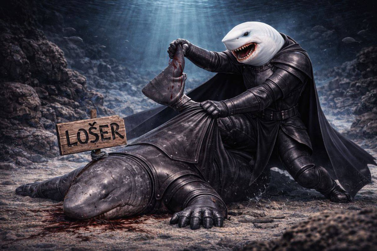 whitesharkTG's tweet photo. We already have nearly 400 community members and over 1,000 followers on X even before the presale begins. We are demonstrating strong momentum ahead of our market entry 🦈

The White Shark ($WHITESHARK) 🦈 is entering the market with a clear mission to challenge the dominance of WhiteWhale 🐋

This powerful narrative positions WhiteShark as a direct competitor, aiming to take the lead in the ecosystem.

Stay tuned for one of the most meme-worthy tokens in the space. The predator is ready to take control of seas long ruled by whales🦈

Presale starts in 24H⌛️
https://t.co/Ek99Mt9zKw