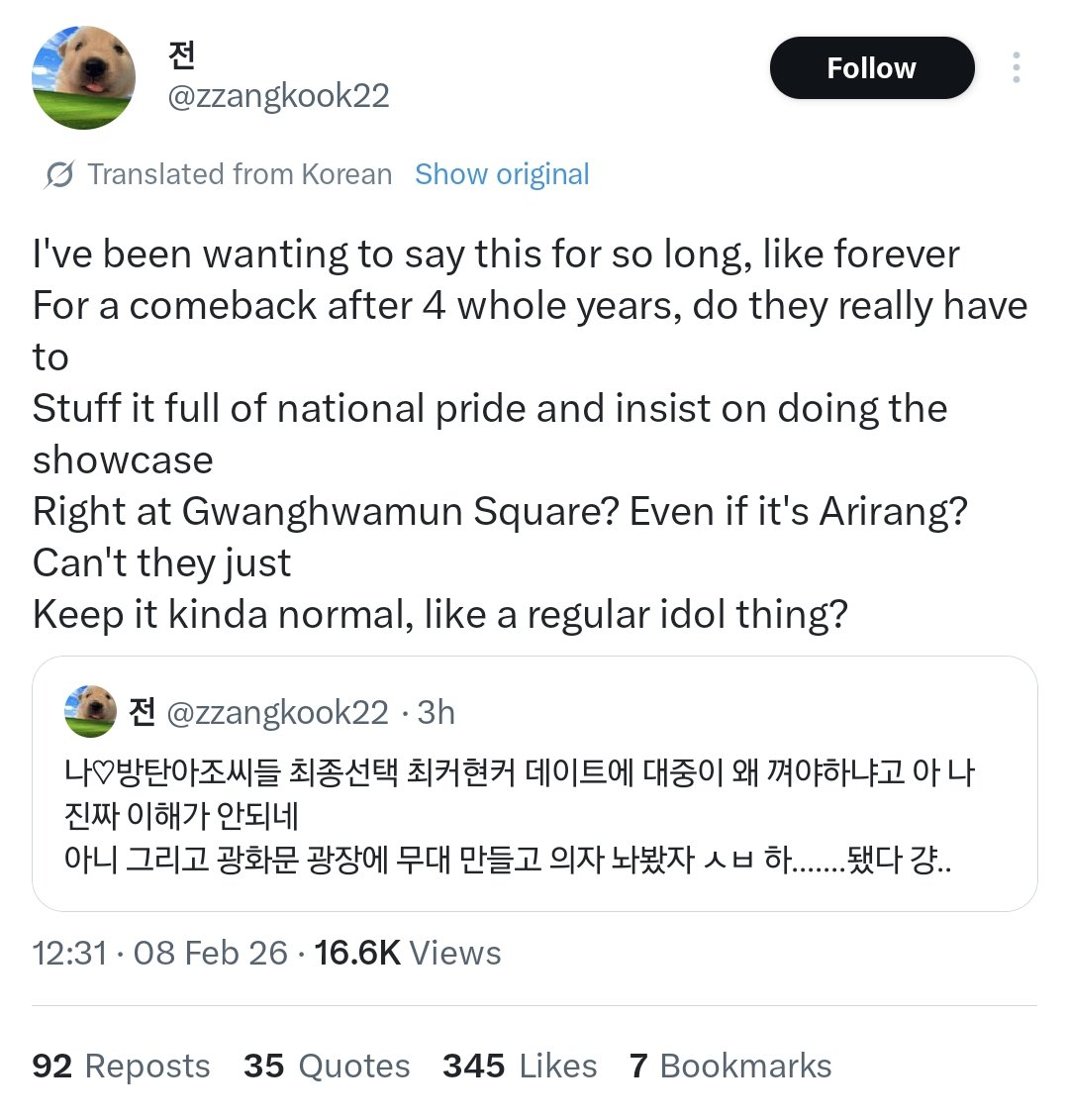 moonIunatik's tweet photo. this is the biggest problem that kpop fans (and even the industry to a certain extent) have with bts and why they resent them so much. bts constantly tries new things instead of just doing what everyone else does and that's exactly how they get fans from outside the kpop bubble https://t.co/KXOuvRv7oU