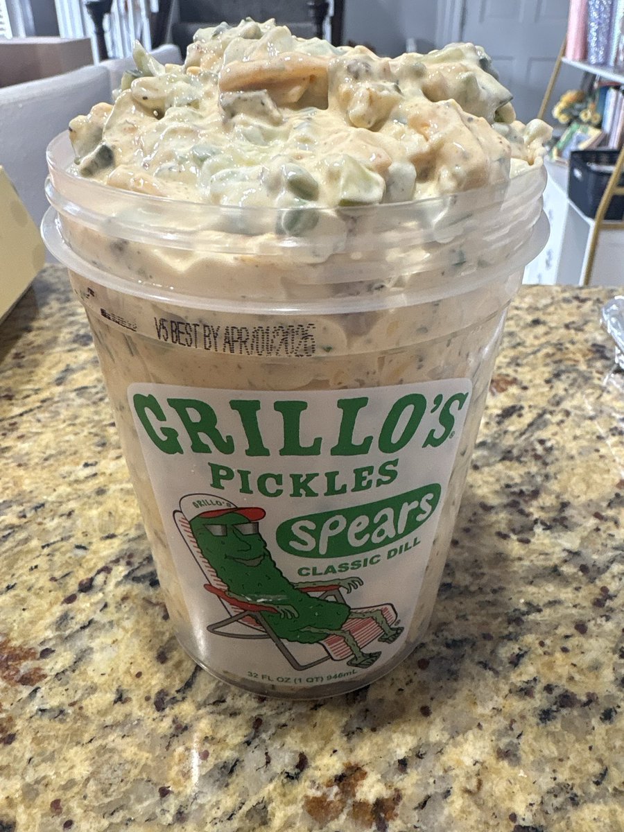 Make the viral recipe. The pickle dip hype is real and it’s spectacular.