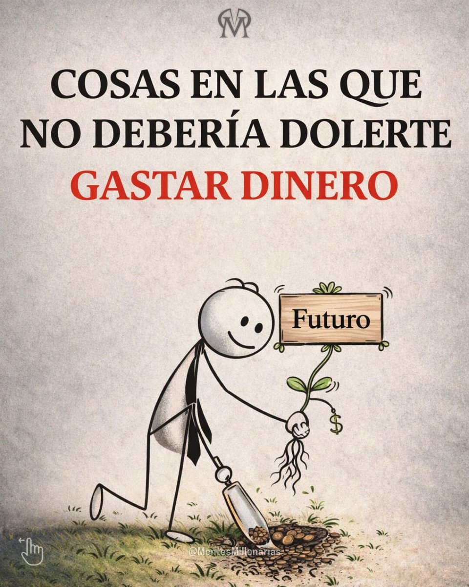 Observa bien y dime qué opinas…
Cosas en las que no debería dolerte gastar dinero.

🧵