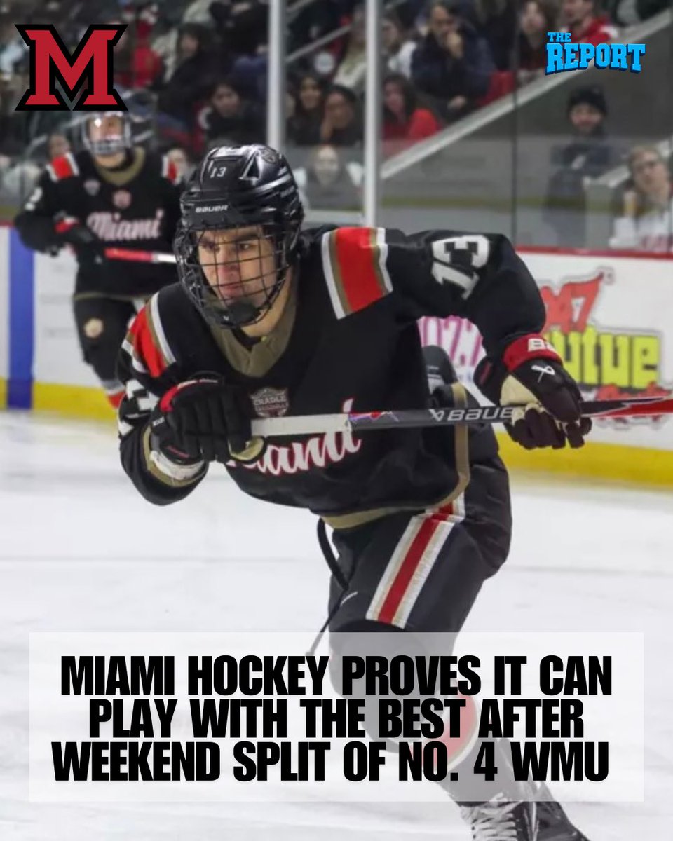 Miami hockey proving it can play with the best after weekend split against No. 4 Western Michigan journal-news.com/sports/miami-h…