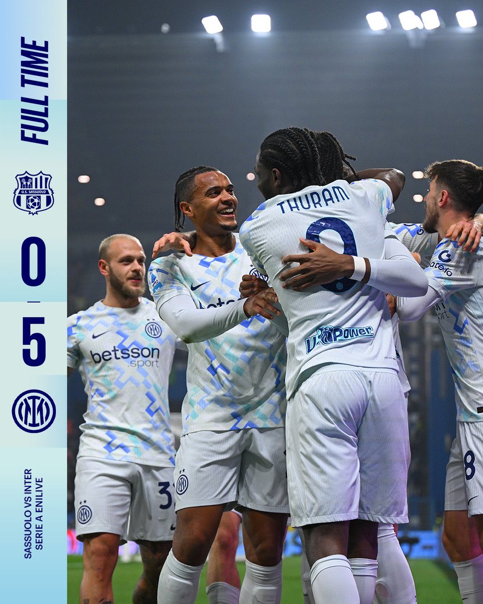 Prima weekend. 🤩⚽️⚽️🤷‍♂️
FC Twente - SC Heerenveen 5-0
Sassuolo - Inter 0-5