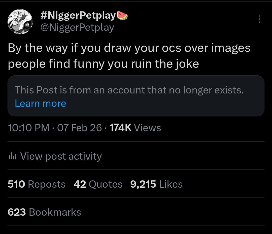 #NiggerPetplay🍉 tweet media