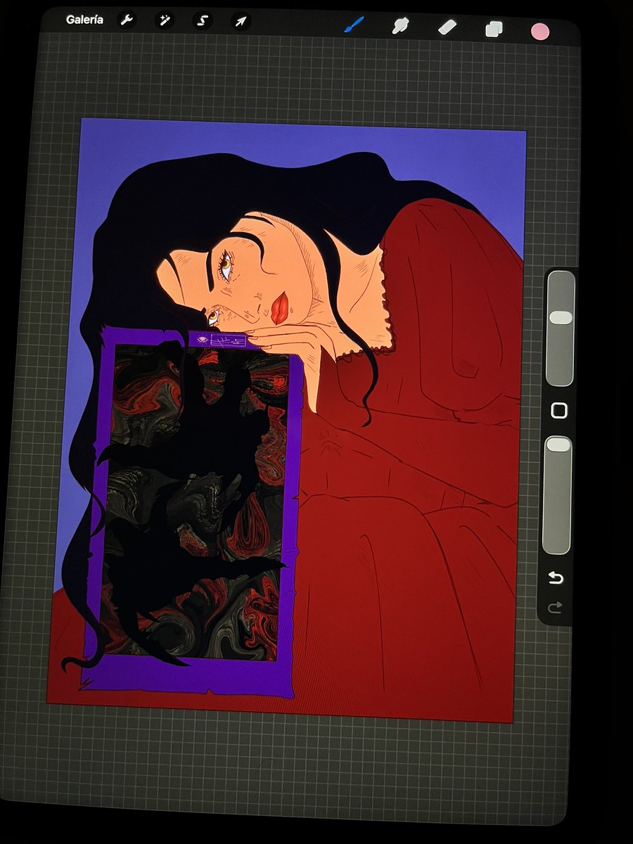 haeriart_'s tweet photo. Elspeth🖤 

#onedarkwindow #illustration #artmoots #WIP 🌑✨ https://t.co/kXvsQRQnF2