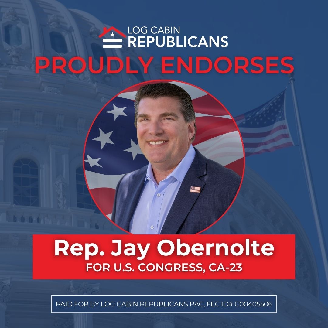 We kick off the 2026 election cycle with our first wave of endorsements from LCR PAC: Log Cabin Republicans is proud to endorse Rep. Jay Obernolte for Congress in California's 23rd District.