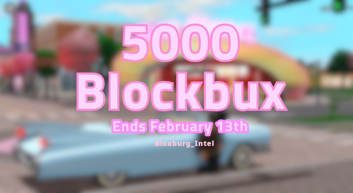 5,000 Bloxburg Blockbux Giveaway💵

Entry Requirements:
- Like
- Repost
- Comment your Roblox username

————————————————

One winner will be randomly selected to receive 5,000 Blockbux, which can be used to purchase the new Bloxburg Cadillac vehicle or anything else they choose.