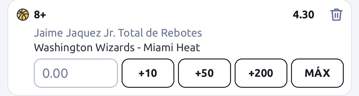 ESTÁ EM CIMA DO JOGO, NÃO CONSEGUI POSTAR ANTES

🪜ESCADINHA JJJ de 5 a 10 rebotes

Se tem um cara que pode ter um desempenho bom nos rebotes hoje, ele se chama Jaime Jaquez Jr.

Estamos falando de um jogador que briga por todas as bolas praticamente e do outro lado o time que