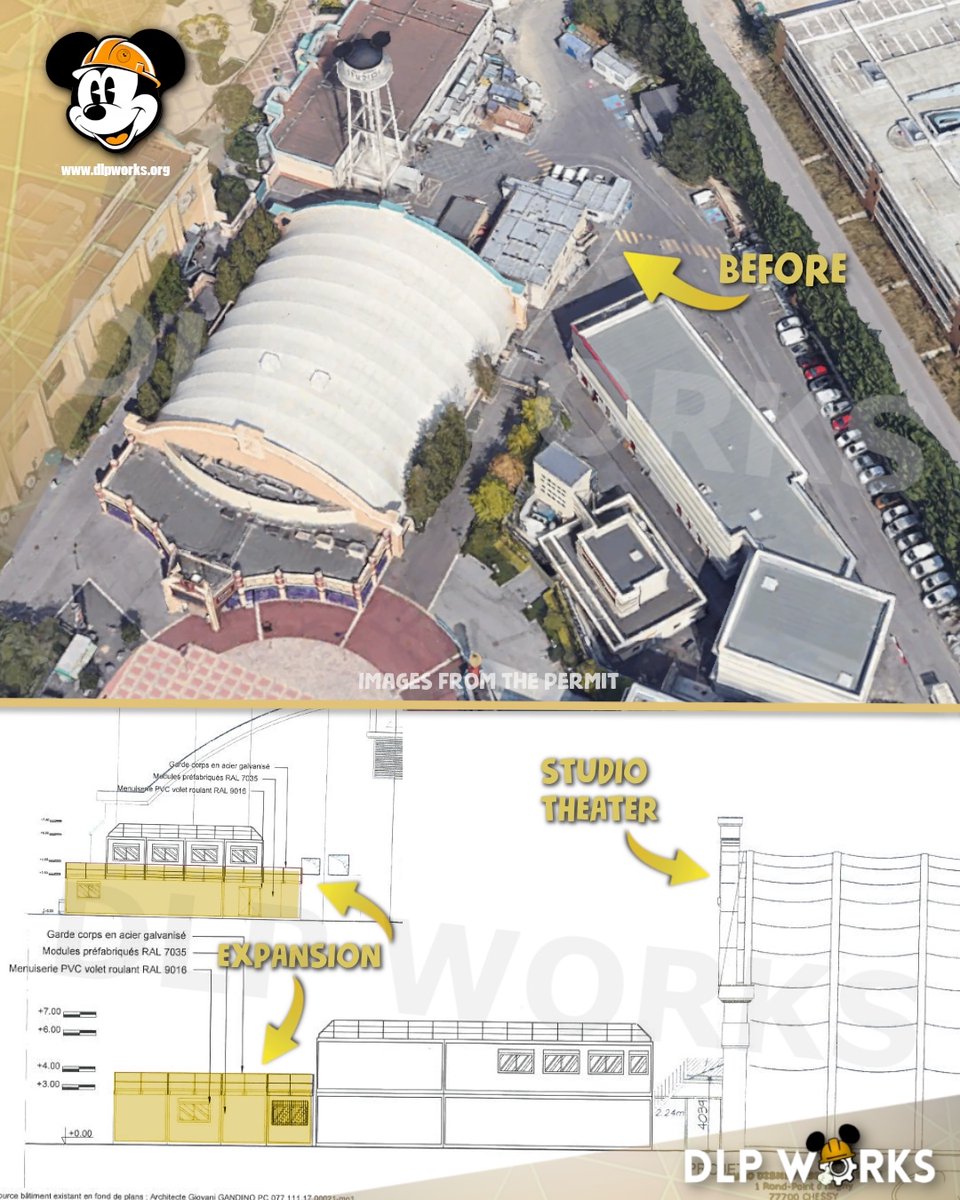 [News] ⚠️🚧 Permit granted for backstage expansion behind Studio Theater!

➡️ A new permit has recently been approved for the installation of three additional modular units (84㎡) to complement the existing backstage modular buildings (160㎡) behind Studio Theater.
➡️ Official