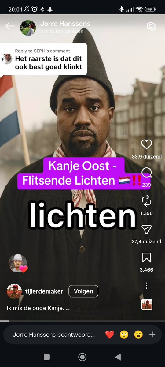 Ineens iemand stuurt me deze reel door guys ik moet toekomst beginnen voorspellen