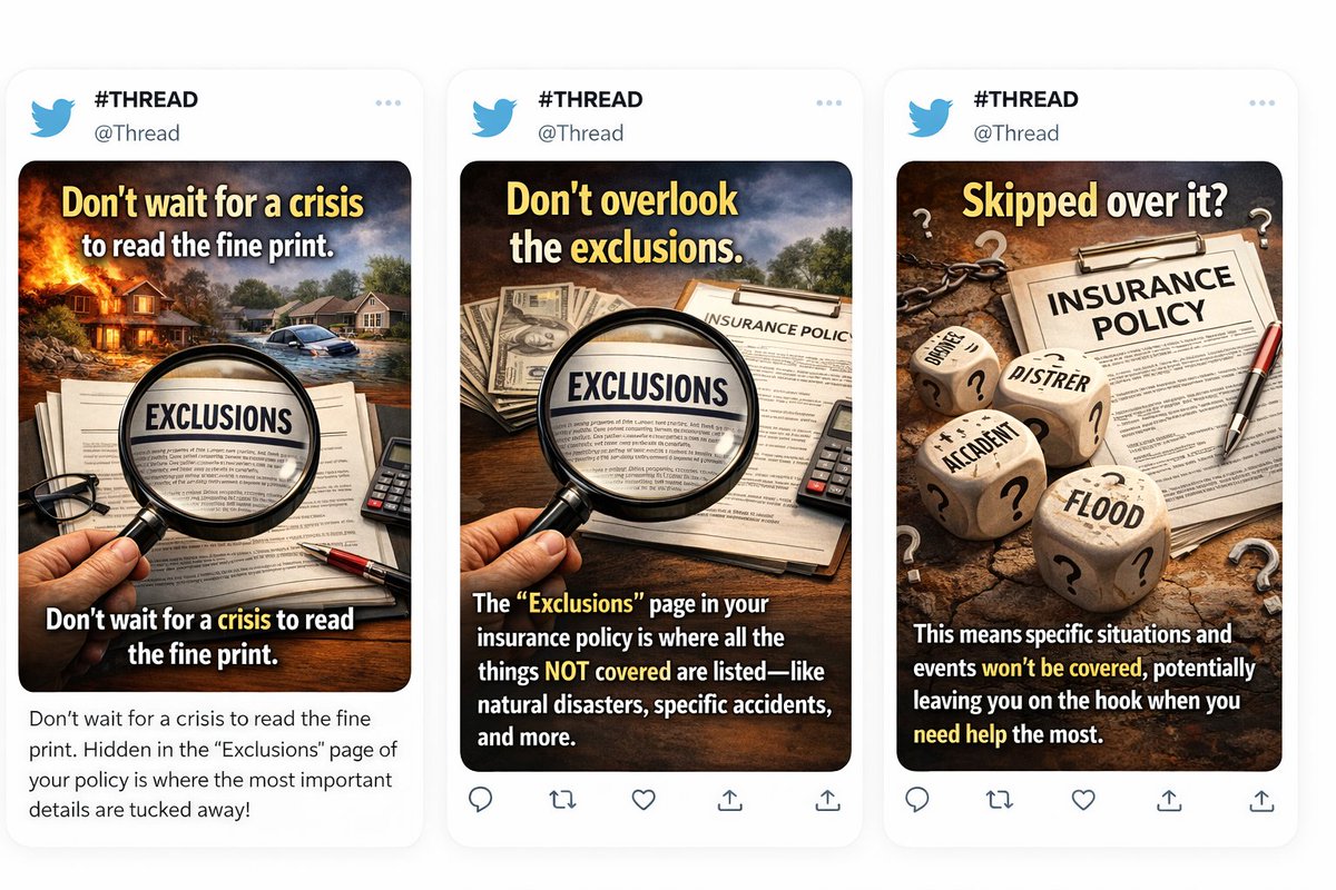 riskunplugged's tweet photo. The Most Important Page in Your Insurance Policy (That Nobody Reads) https://t.co/Jvx5rrUqa7