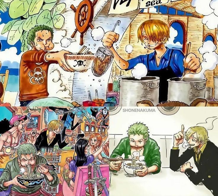 animeclipsz's tweet photo. Zoro loves eating ramen https://t.co/UlFjhyU3As