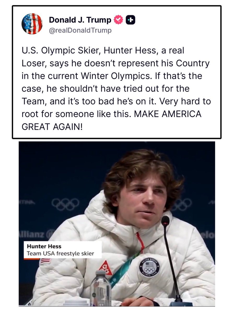 Americans freely speaking is actually what makes America great.