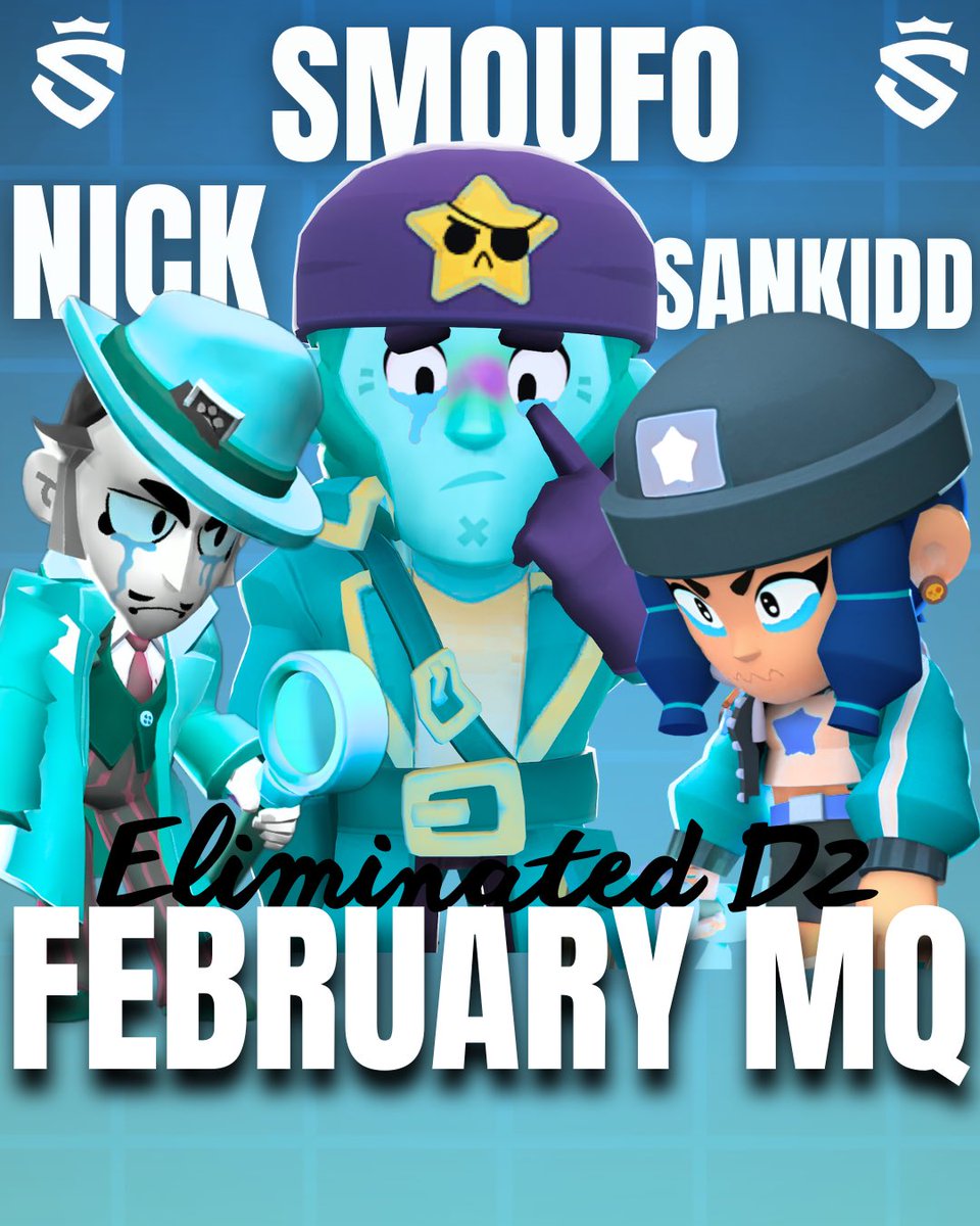 Unfortunately, we were eliminated in R3 of the lower bracket.

Were extremely proud of our roster.
We had an incredible run and proved to everyone who we are and what we’re capable of.

We defeated Rama, Meow, and Mebius.

Next time, we’ll qualify for MF 🫡

#BrawlStars