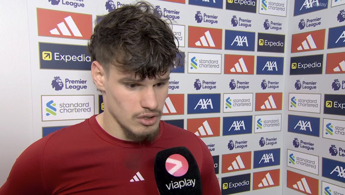 TouchlineX's tweet image. 🚨🗣️ 𝗡𝗘𝗪: Kerkez: "You can put the 2nd goal on Alisson. It happens, though."