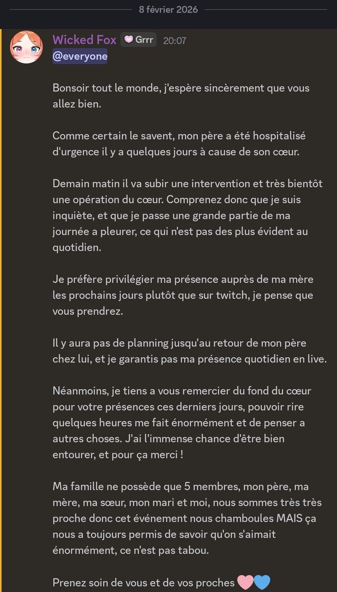 Prenez soin de ceux qui vous entoure.