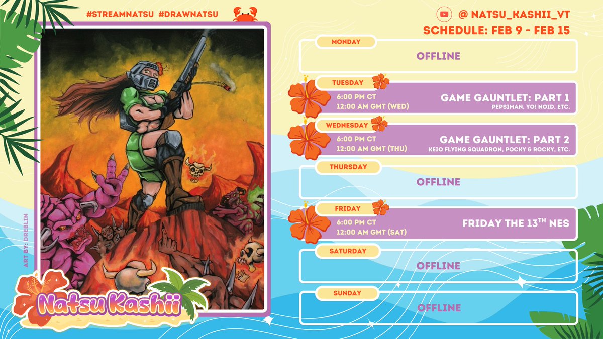 Natsu Kashii 🌺🏝️ Retro VTuber tweet media