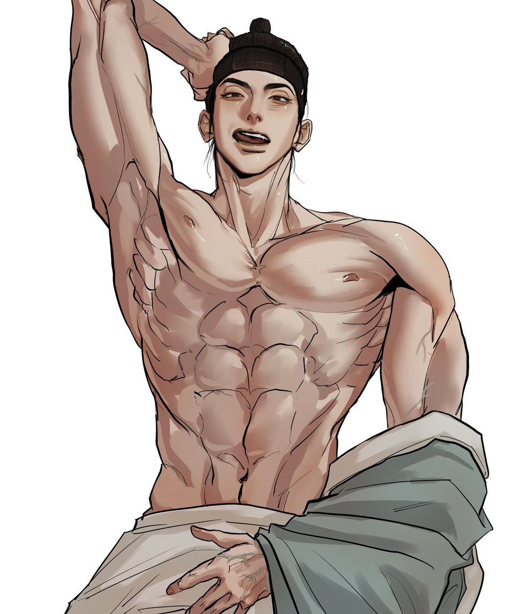 Chainso602's tweet image. Painter of the night 💖
#야화첩 #fanart #drawing