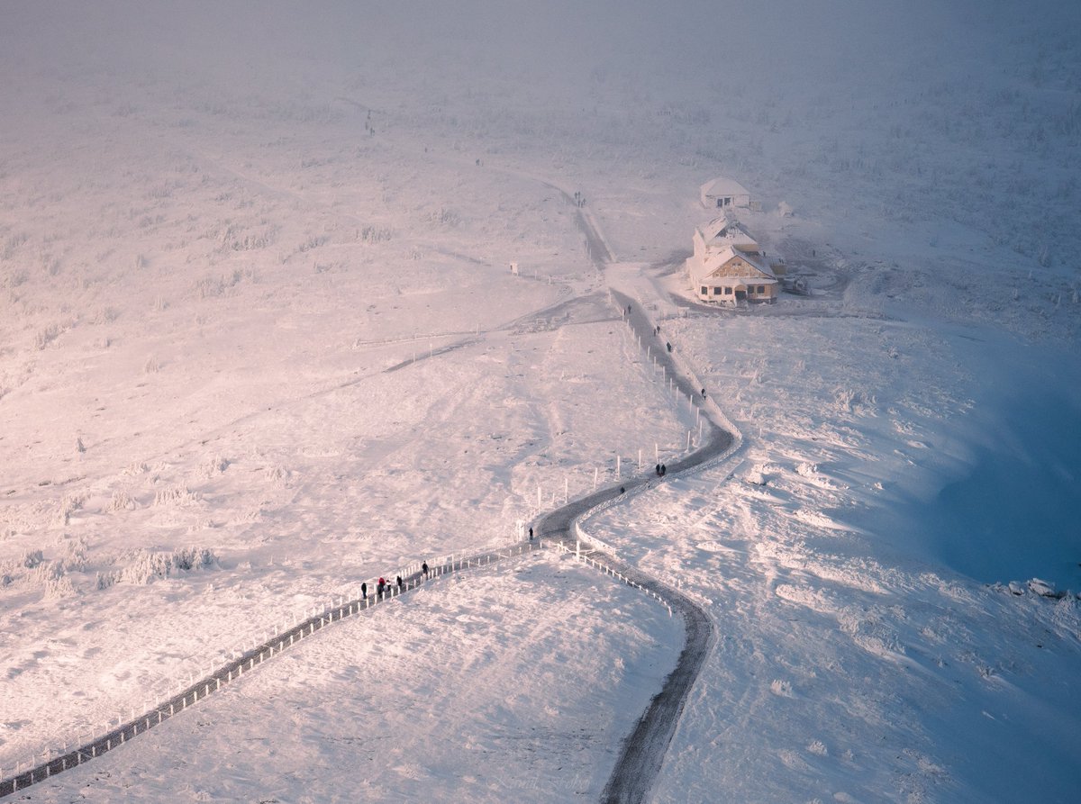 Mroźne przedpołudnie w okolicy Śnieżki, 5.01.2026