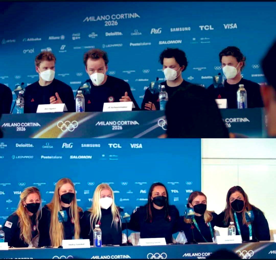 Tenn_MAGA2's tweet image. What the heck is wrong with the American athletes?? 

Is the 2026 Olympic games, brought to you by Pfizer?!