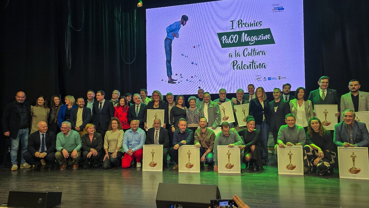 ✨ Guardo acogió la I edición de los Premios Paco Magazine, la gran fiesta de la cultura palentina.

👏 Enhorabuena a los premiados y gracias a público, autoridades, artistas, técnicos y colaboradores por una noche inolvidable.

🤍Guardo, referencia cultural