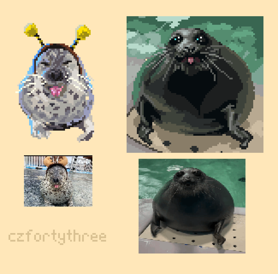 ouggg seals🦭🦭 🦭 🦭 🦭🦭🦭🦭
#pixelart