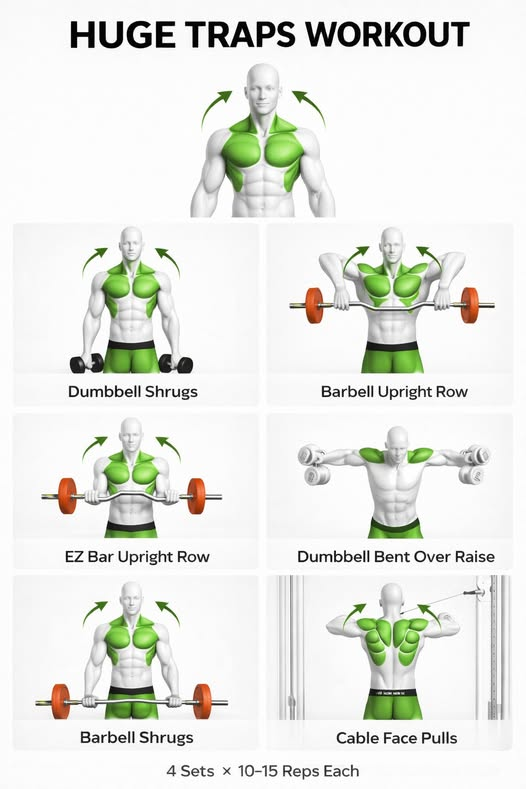 FitHubHQ_'s tweet photo. HUGE TRAPS WORKOUT. https://t.co/r3i59OhHib