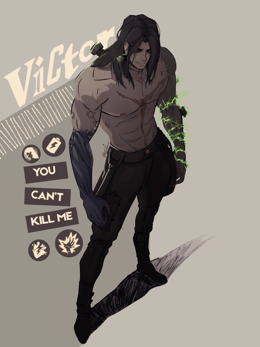 z3idann's tweet photo. pain battery 

#victor #deadlock https://t.co/magPWfx2lM
