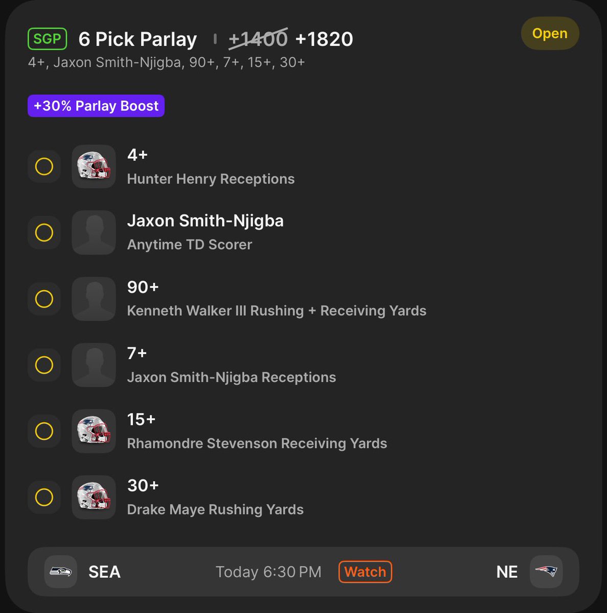 Proper NFL send off 🚀