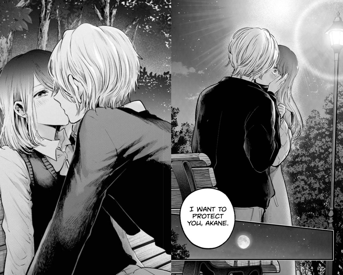 LikaStark52's tweet photo. It's funny that in the entire manga, this was the only moment Kana came close to a kiss, and it wasn't with Aqua
Meanwhile, Ruby and Akane has 2 kisses with Aqua
Aquruby & aquakane supremacy
#OshiNoKo #aquruby #aquaruby #aqua #ruby #onk #アクルビ #aquakane #Akane https://t.co/fGGKU4eB4M