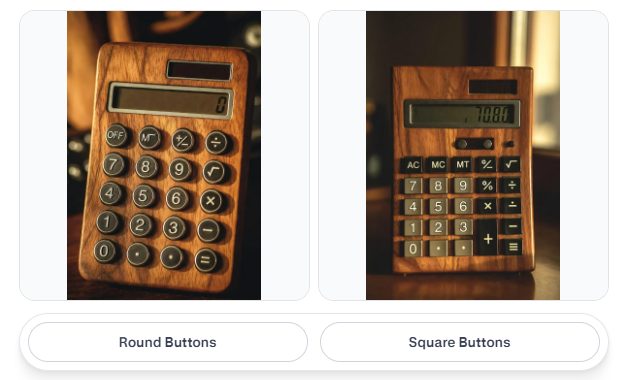 In this skeu design, do you like square or round buttons? #design #webdesign #uxlife #figma