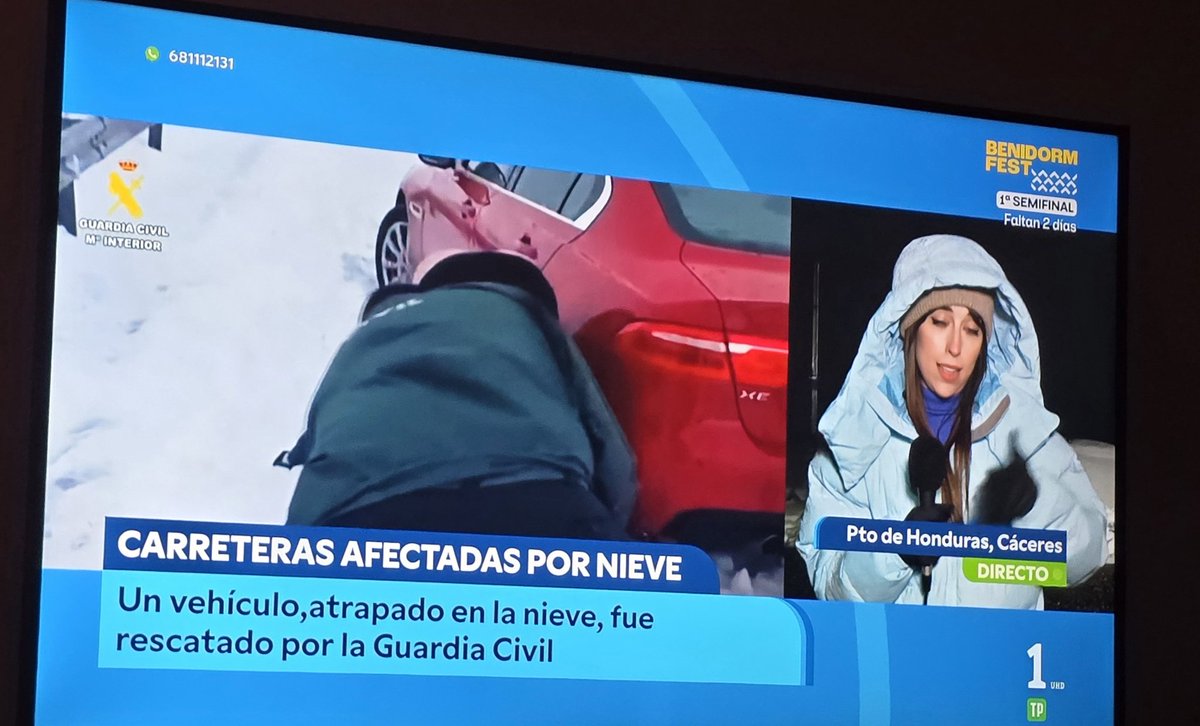 ¿Aporta algo una reportera en medio de una nevada? #AquiLaTierra
