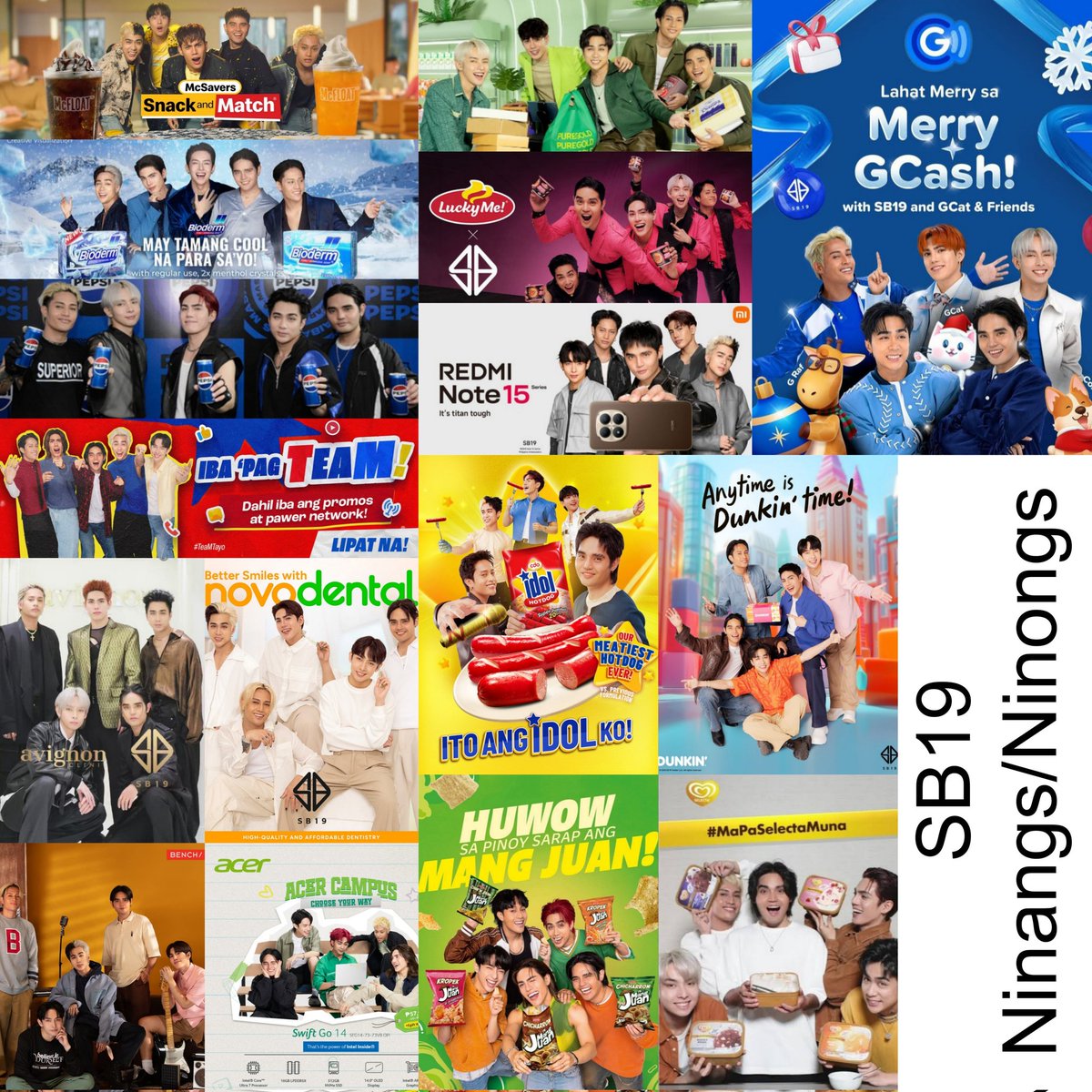 Cheat/Self-day of A'TIN be like:

OOTD:Bench
Shop:Puregold
Bath:Bioderm 
Laptop(🎞️🎶): Acer

Ulam:CDO hotdog &amp; Lucky Me noodles
Dessert:Selecta Ice Cream &amp; Dunkin' 

Snacks:
Mcdo+Mang Juan+Pepsi

Pamper:Novodental &amp; Avignon.

All📷taken using Xiaomi paid w/ GCash using data w/ TM