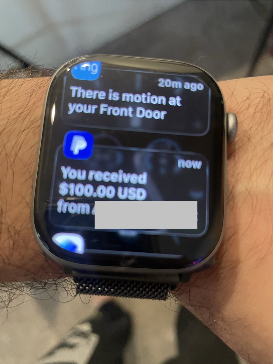 First of many Apple Watch drains! Fuck yeah!! felt good dinging and vibrating with ur fucking slave cash 😂 new watch is going to be fucking lit! #findom #cashmaster #cashslave