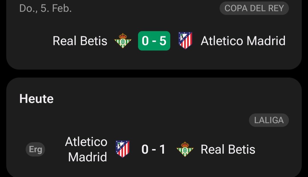 Average week for an Atleti fan