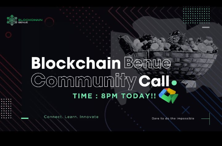 ItzNellz_'s tweet photo. It's Community Call o'clock with @Blockchainbenue 

It's going on live RN.

Definitely one not to miss. 🔥 https://t.co/XZej4RRfdt