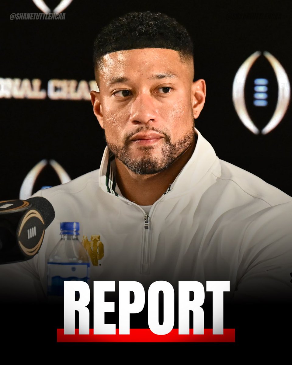 ShaneTuttleNCAA's tweet photo. Powerful: Marcus Freeman has picked Notre Dame to win the Super Bowl.

Notre Dame is not in the NFL and they did not make the College Football Playoffs. https://t.co/k5MNOM4OVn