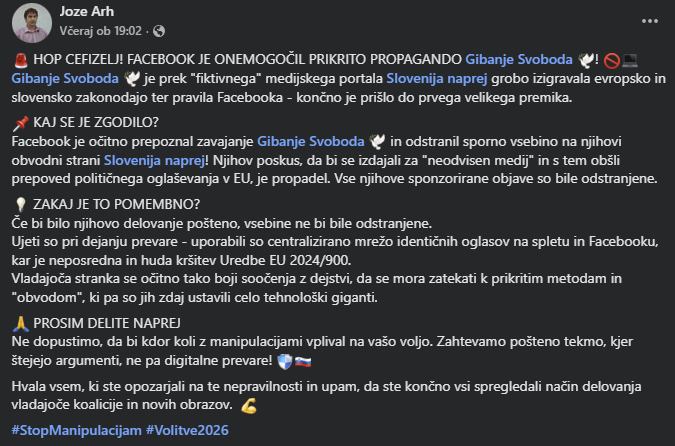Politična satira tweet media
